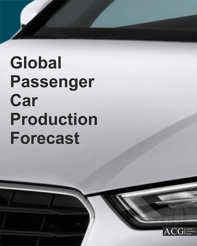 Global passenger car production forecast