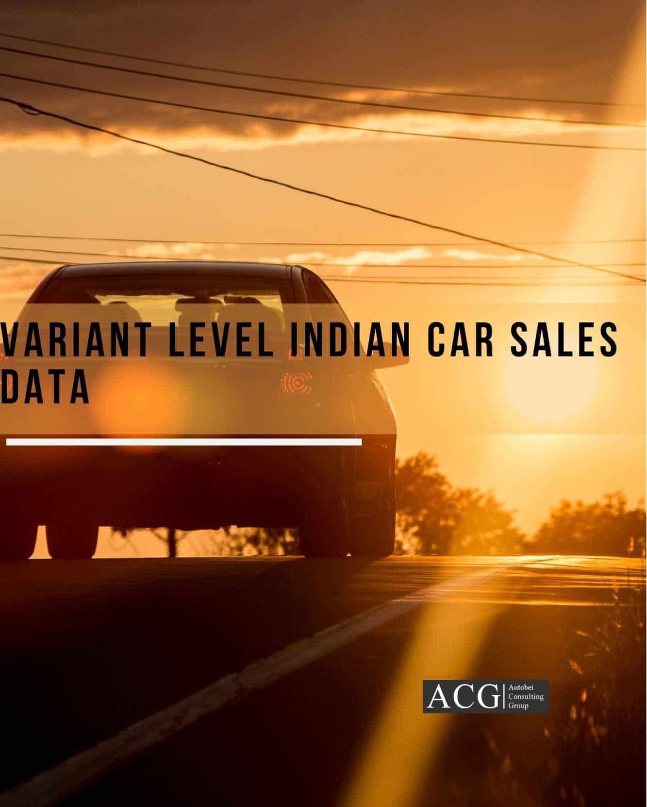 Variant level Indian Car sales Data