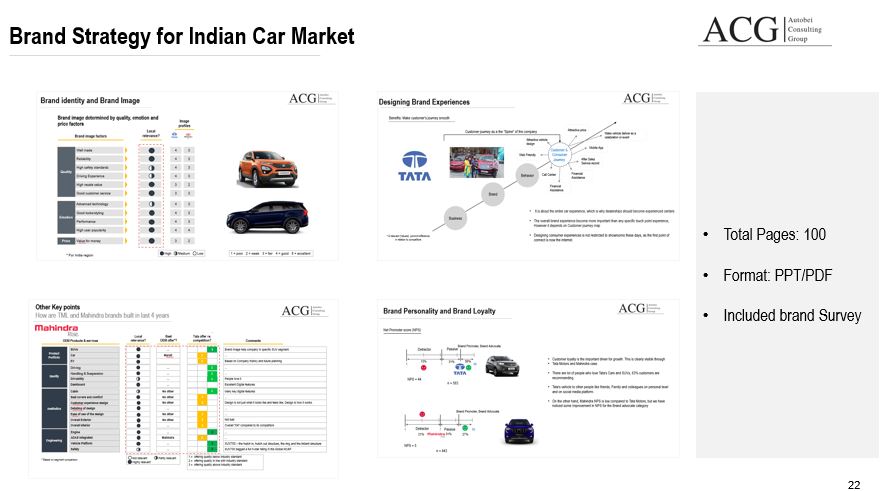Indian Car Brand Strategy and its impact