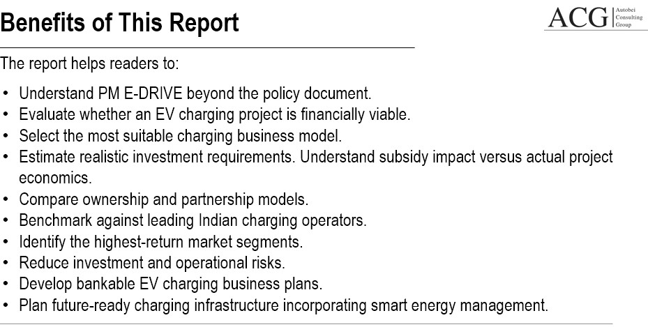 Benefits of Electric Vehicle Charging report