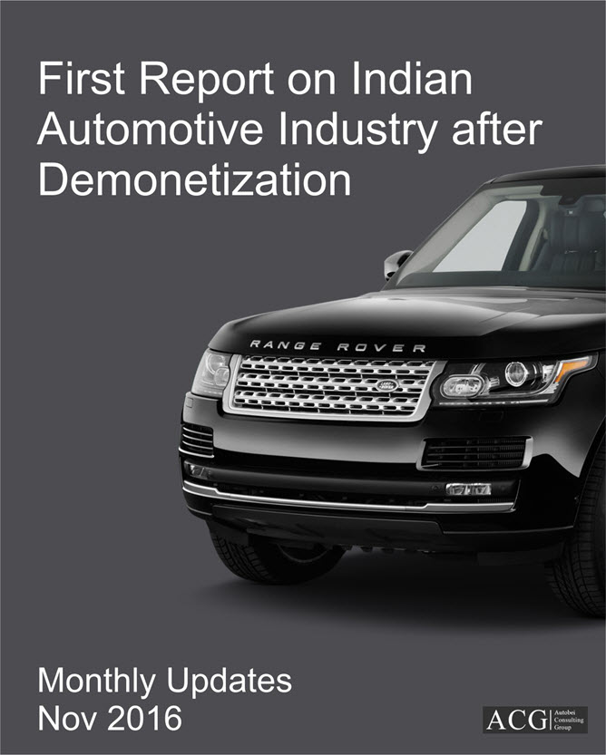 First Report on Indian Automotive Industry after Demonetization