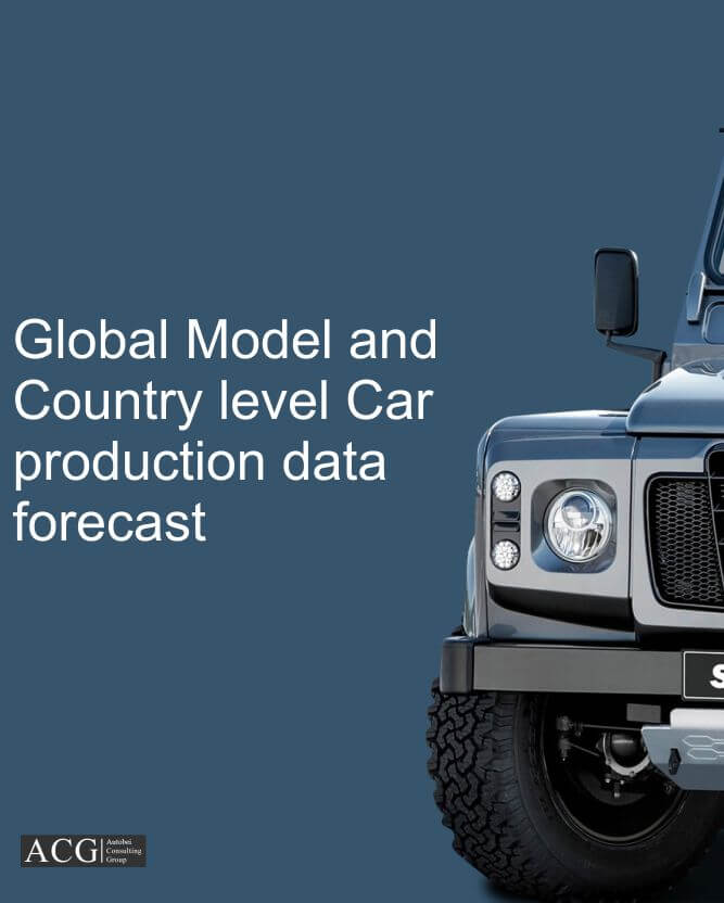 Global Model and Country level Car production data forecast