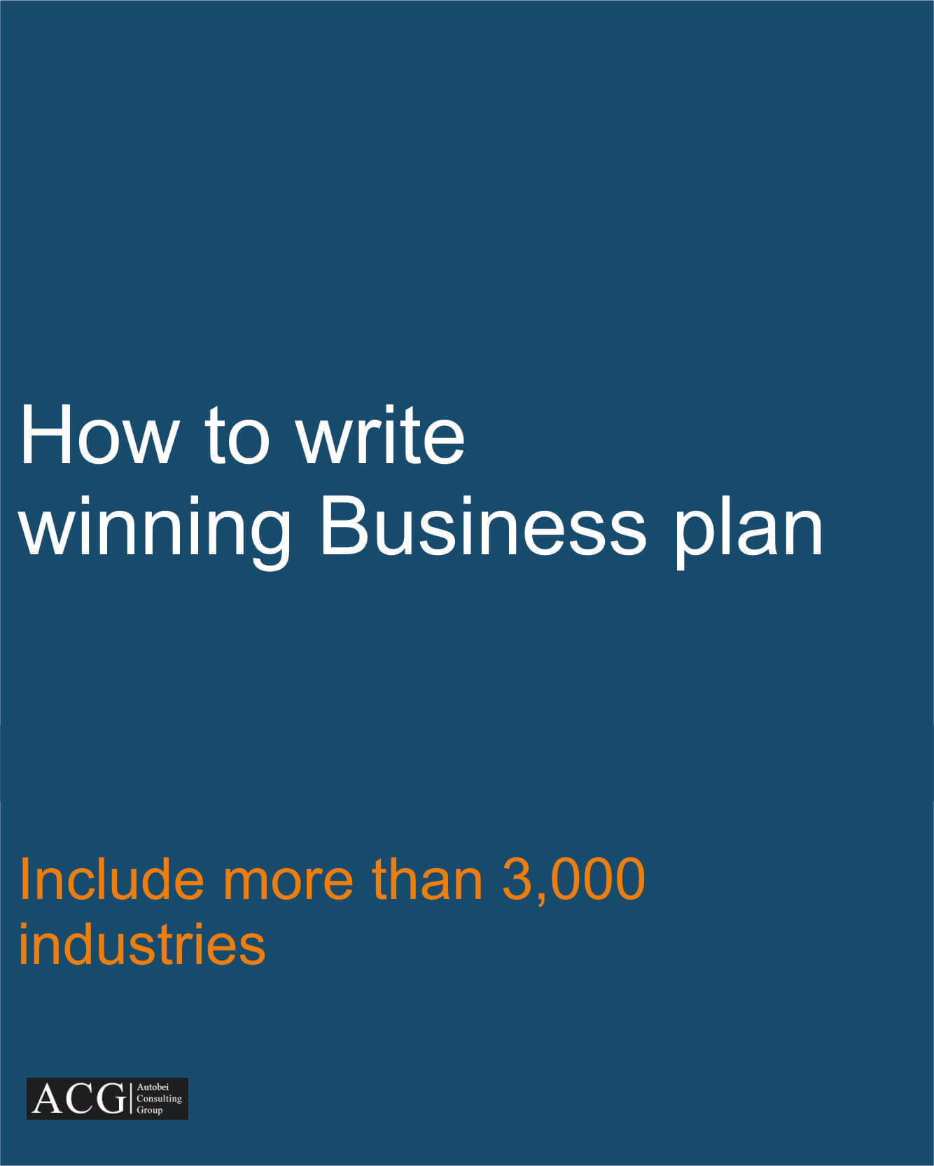 sample winning business plan