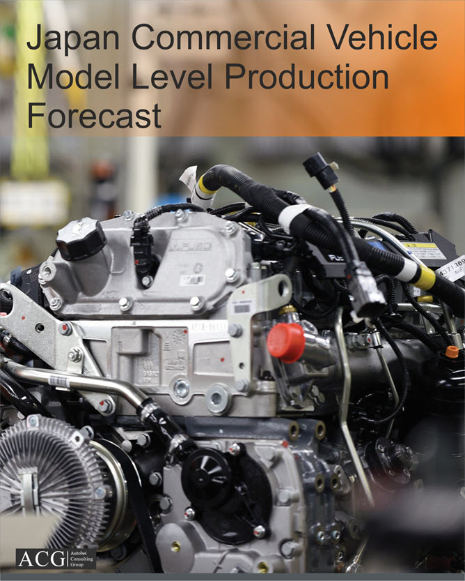 Japan Commercial vehicle Model level Production Forecast