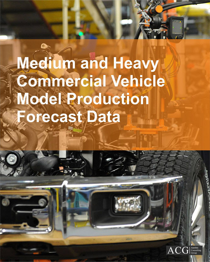 Medium and Heavy Commercial Vehicle Model Production Forecast Data