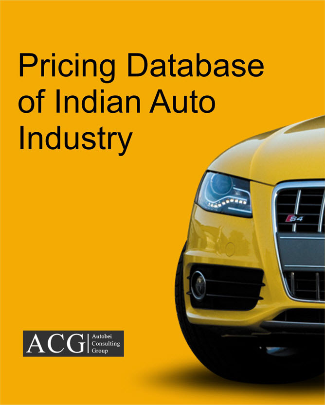 Pricing Database of Indian Auto Industry