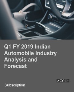Q1 FY 2019 Indian Automobile Industry Detail Analysis and Forecast